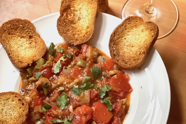 Eggplant meets Bruschetta